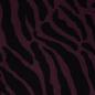 Preview: Viskose Webware Klara, Zebramuster, bordeaux/schwarz